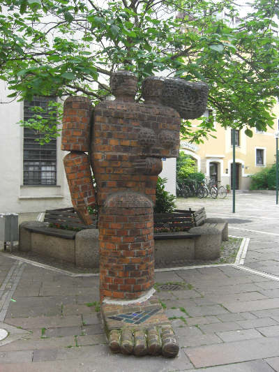 Liebespaar-Skulptur-München